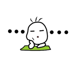 White something. sticker #9562007