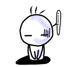 White something. sticker #9562014