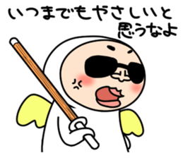 Middle-aged man with wearing tights 6 sticker #9562897