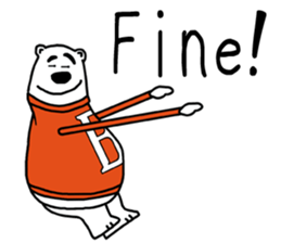 Polar Bear For boys! - English ver. - sticker #9563042