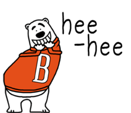 Polar Bear For boys! - English ver. - sticker #9563044