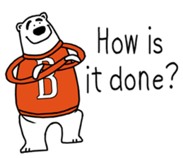 Polar Bear For boys! - English ver. - sticker #9563057