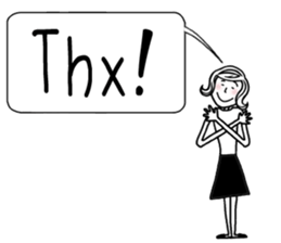 Sticker for couple - English ver. - sticker #9563161