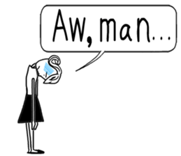 Sticker for couple - English ver. - sticker #9563181