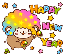 HAPPY CHINESE NEW YEAR with AKEOME OSARU sticker #9563333