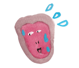 Face of the monkey sticker #9563441