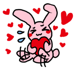 Lovely Rabbit chan sticker #9563510