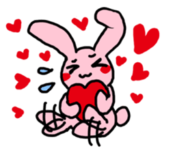 Lovely Rabbit chan sticker #9563510
