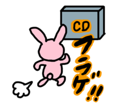 Lovely Rabbit chan sticker #9563525