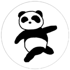 A runaway panda and friends sticker #9564473