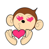 Japanese monkey  Hiro sticker #9564505