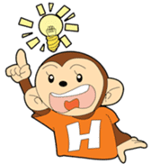 Japanese monkey  Hiro sticker #9564511