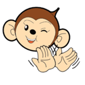 Japanese monkey  Hiro sticker #9564512