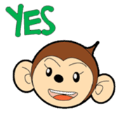 Japanese monkey  Hiro sticker #9564519