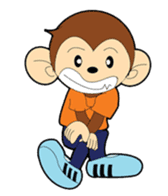 Japanese monkey  Hiro sticker #9564520