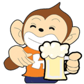 Japanese monkey  Hiro sticker #9564521