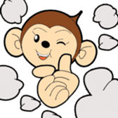 Japanese monkey  Hiro sticker #9564527