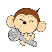 Japanese monkey  Hiro sticker #9564534