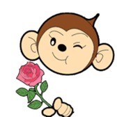 Japanese monkey  Hiro sticker #9564536