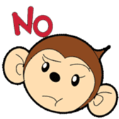 Japanese monkey  Hiro sticker #9564537