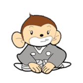 Japanese monkey  Hiro sticker #9564539