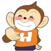 Japanese monkey  Hiro sticker #9564541