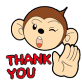 Japanese monkey  Hiro sticker #9564543