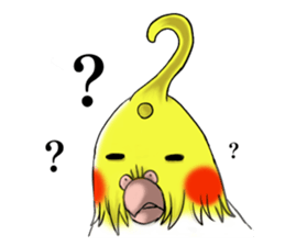 Creatures such as the cockatiel sticker #9564562