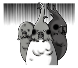 Creatures such as the cockatiel sticker #9564568