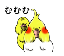 Creatures such as the cockatiel sticker #9564569