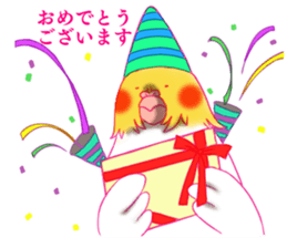 Creatures such as the cockatiel sticker #9564574