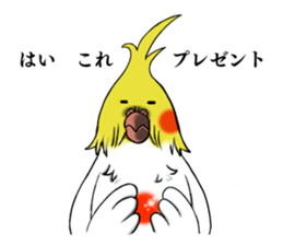 Creatures such as the cockatiel sticker #9564575
