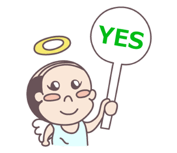 kawaii angel. but... sticker #9564664