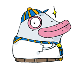 Fish Head Boy#001 sticker #9564864