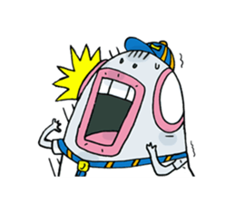 Fish Head Boy#001 sticker #9564868