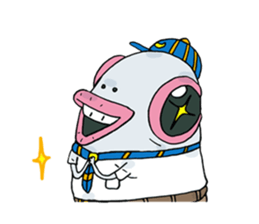 Fish Head Boy#001 sticker #9564883