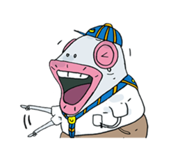 Fish Head Boy#001 sticker #9564897