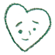 a colored pencil! heart sticker #9565042