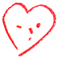 a colored pencil! heart sticker #9565045