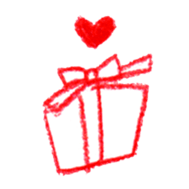 a colored pencil! heart sticker #9565057