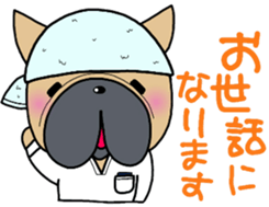 Frenchie bulldog Pistachio WORK sticker #9565066
