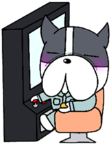 Frenchie bulldog Pistachio WORK sticker #9565089