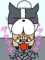 Frenchie bulldog Pistachio WORK sticker #9565102