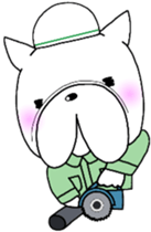 Frenchie bulldog Pistachio WORK sticker #9565103