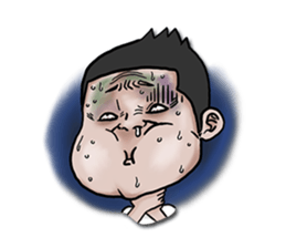 Mr.Kampon - The Troll guy sticker #9565138