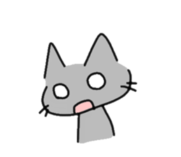 The cat which fights to win sticker #9565192