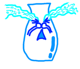 The blue-and-white porcelain sticker #9565309