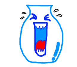 The blue-and-white porcelain sticker #9565319