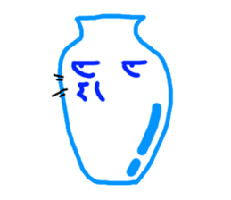 The blue-and-white porcelain sticker #9565320