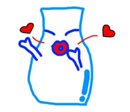 The blue-and-white porcelain sticker #9565322